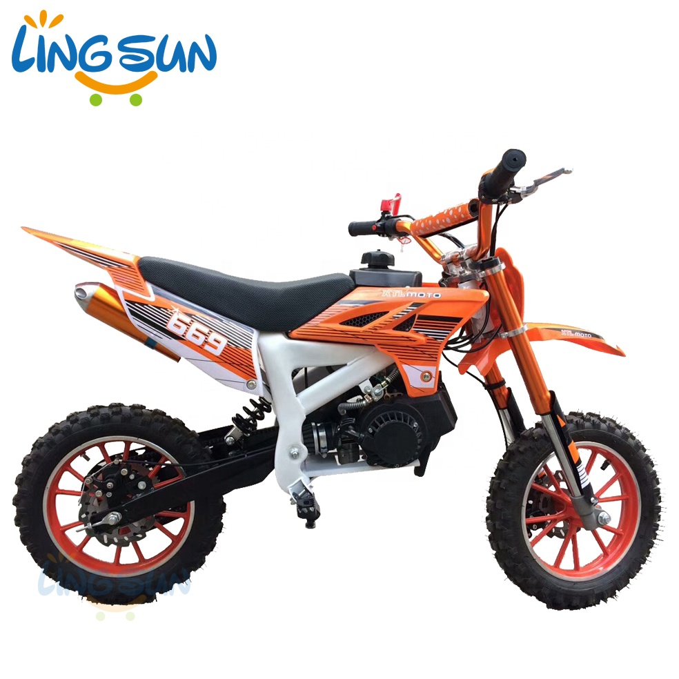 CE Approved 49cc , Pull Start Mini Gas Dirt Bike for Kids use Big Tire (D7-06)