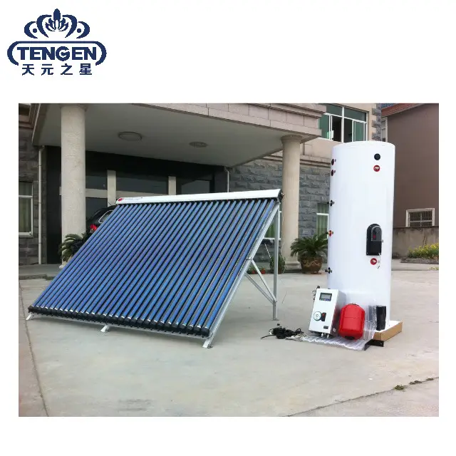 Guangzhou heat pipe solar collector water heater with solar water boiler solar geyser