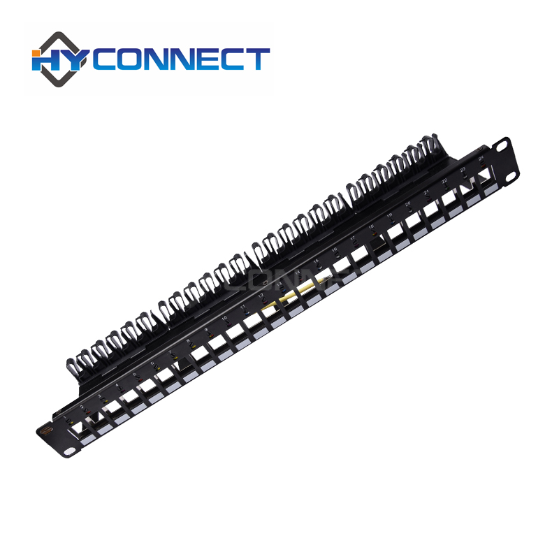 network patch panel 6 color indicator UTP blank patch panel ,6 port