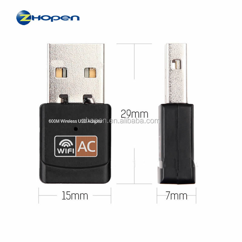 5,8 ГГц ethernet nano rt8811au чипсет 802.11ac usb dongle android tv box беспроводной мост 600mps приемник wifi адаптер