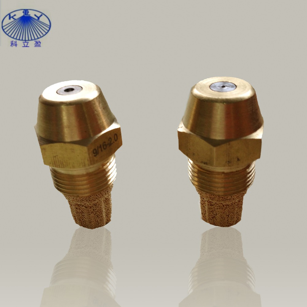 Industrial brass fuel oil burner nozzle