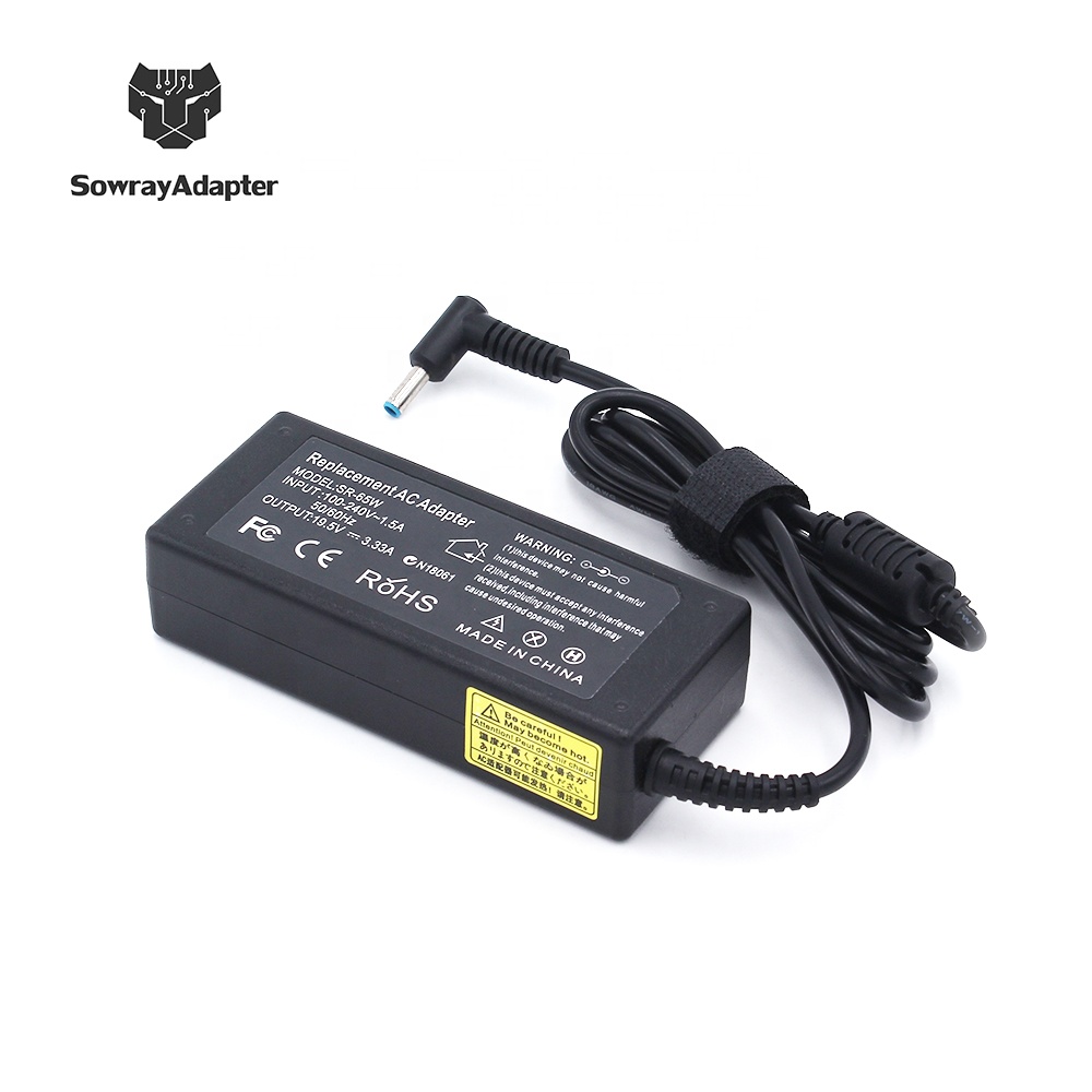 Высокое качество зарядное устройство 19,5 v 3.33a 65w ноутбук адаптер переменного тока для hp 4,5*3,0 мм