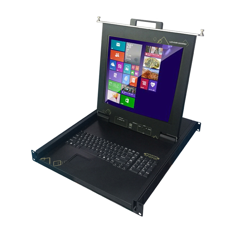 2018 классический тип LCD KVM ящика с 17-дюймовым экраном 8 портов подключения VGA