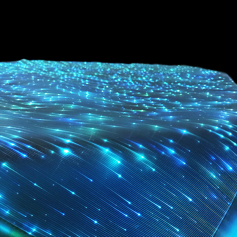 Textiles LED Light Luminous Fiber Optic Fabric for Glowing Clothes