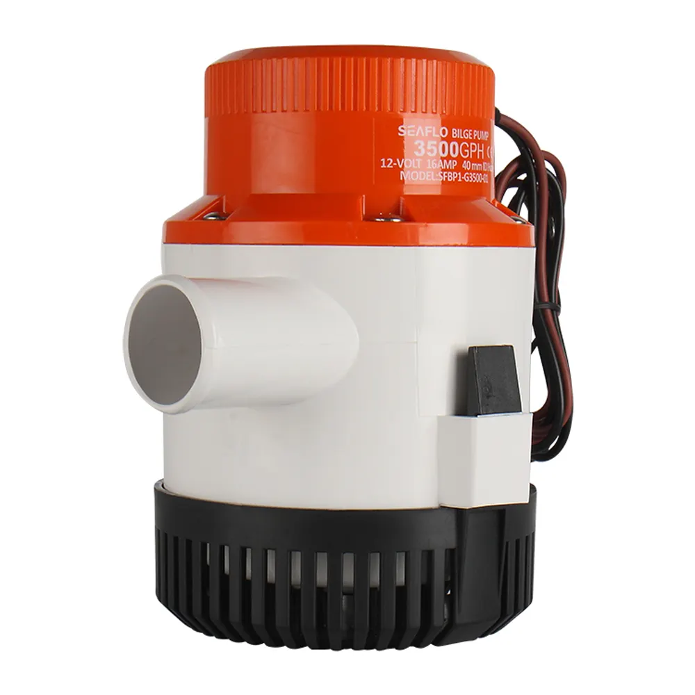 High Flow Rate 3500 GPH 12v DC Portable Bilge Water Pump for Marine