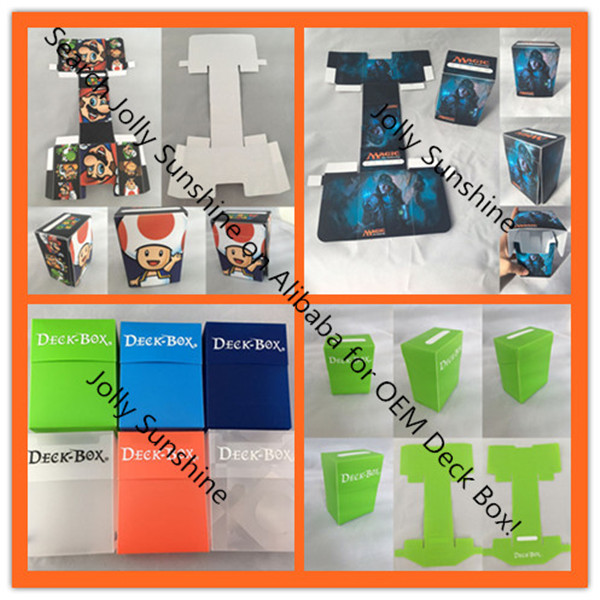 PP plastic 80 Pcs high Capacity cards protecting deck Box for mtg ygo