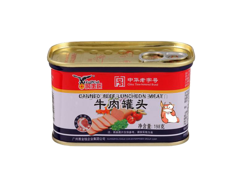 Халяль консервированное мясо обеденное мясо для продажи 198 г или 340 г