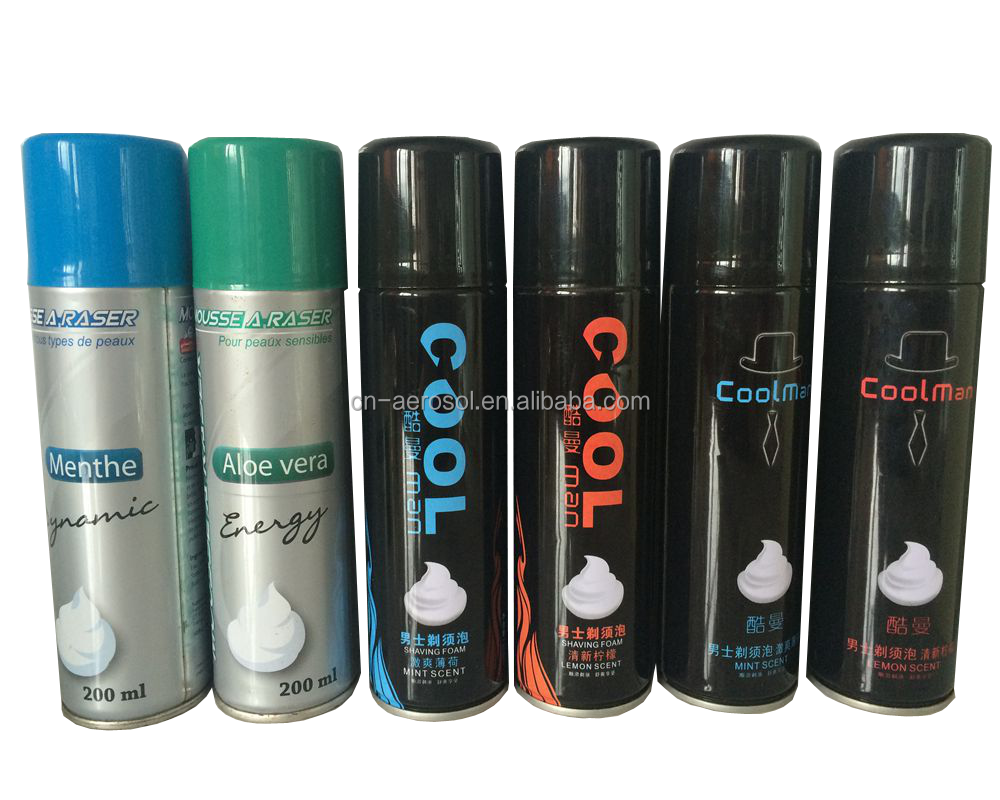 COOL MAN shaving foam rich foam aerosol spray