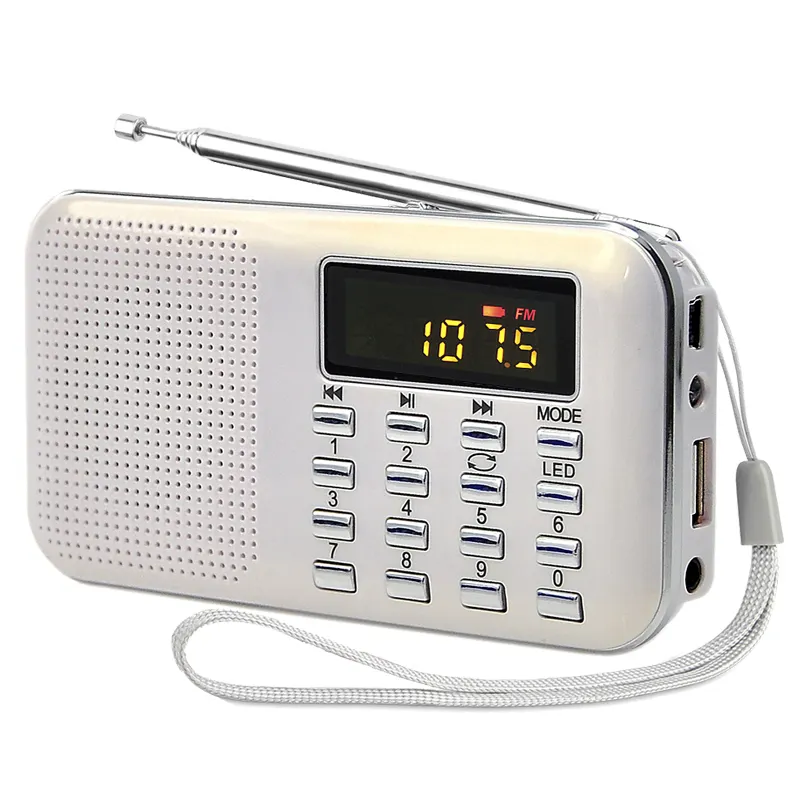 Лучшие продажи OEM открытый портативный дешевый компьютер usb музыкальный плеер SD карта динамик fm-радио