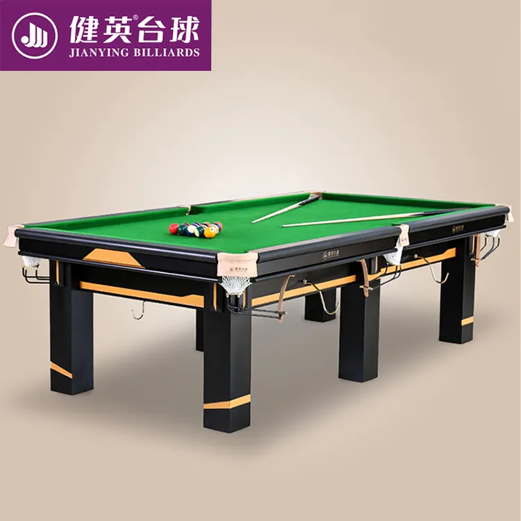 Jianying Multifunctional Indoor Sport 9ft Slate American Billar 9 Pies Pool Table Billiard