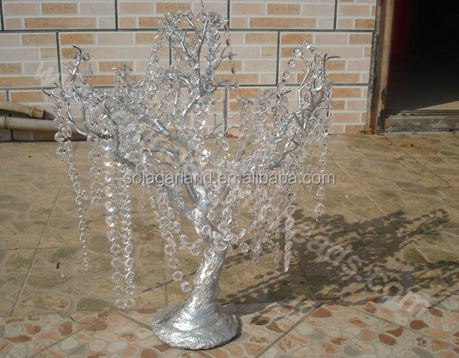 70 см Свадебные Кристалл Пластиковые центральным manzanita tree искусственного бисера отделение для украшения