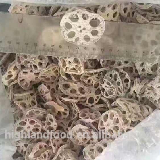 Сушеные/дегидратированные хлопья корня лотоса для мгновенных продуктов