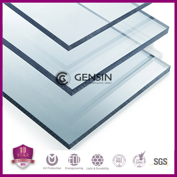 Polycarbonate anti-scratch sheet, polycarbonate solid sheet