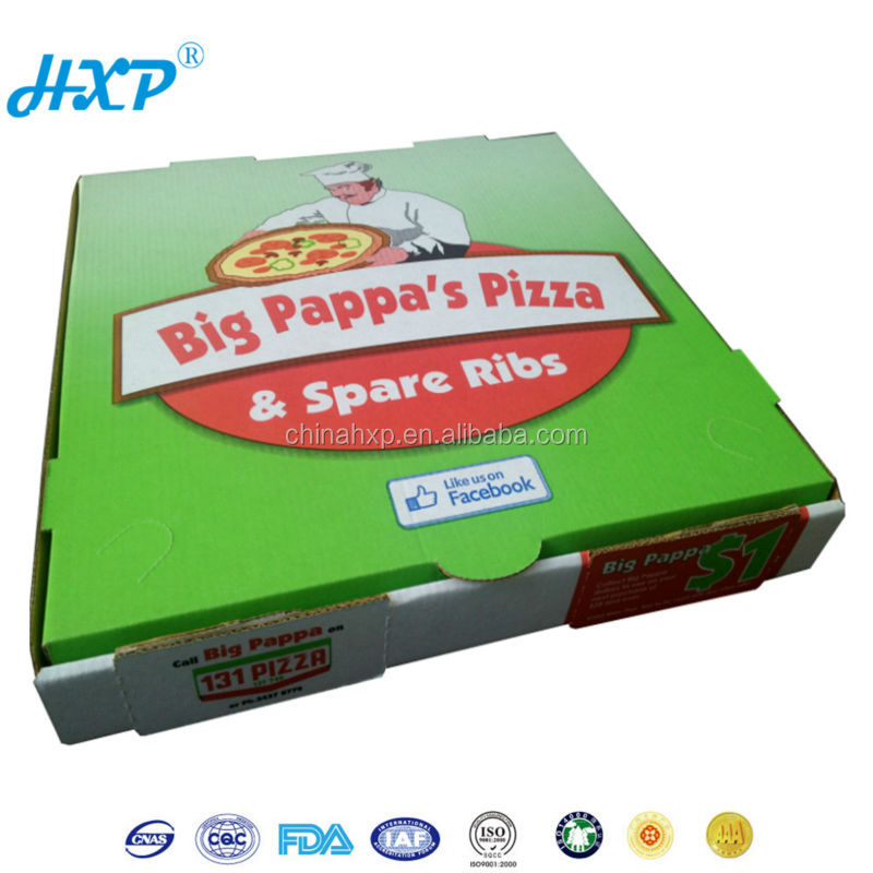 Печатные Оптовая Пользовательские Pizza коробка для скутера