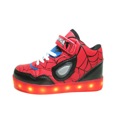 kids LED lighting shoes boys sneakers outdoor shoes