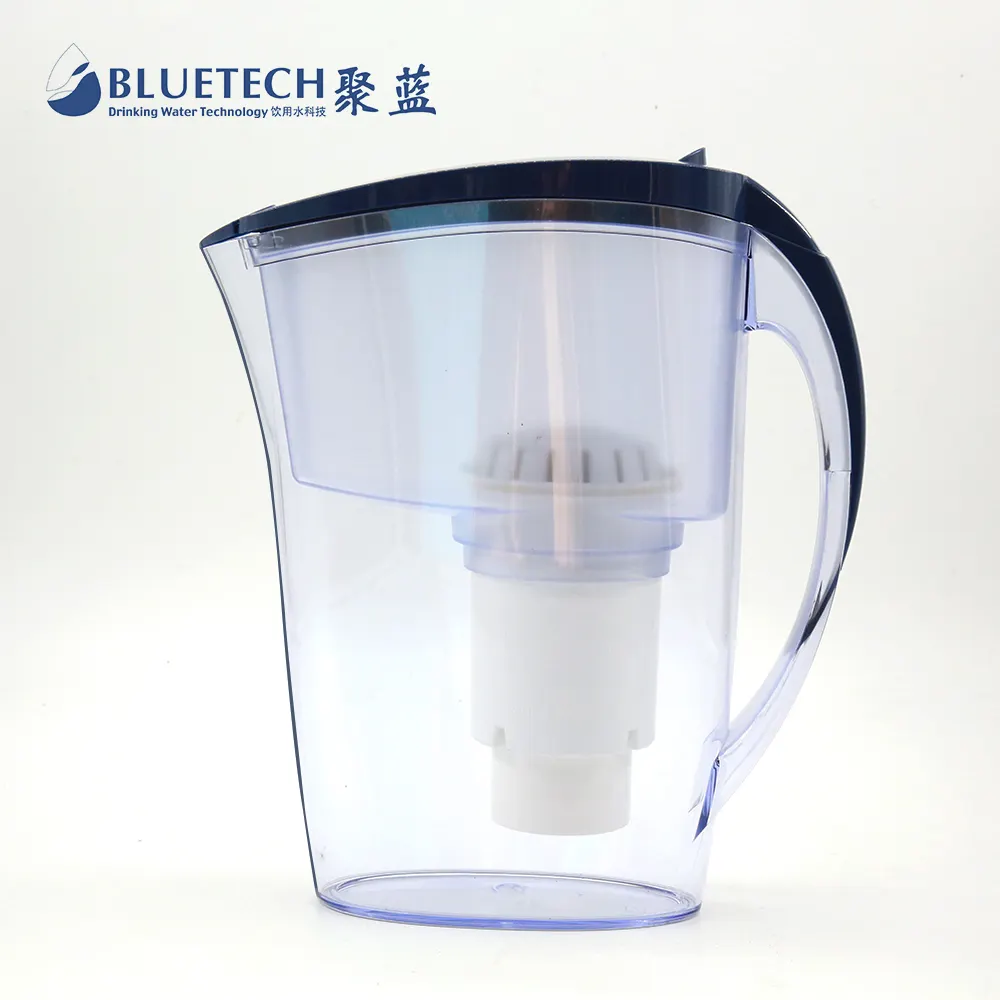 2.4L Water Filter Pitcher to Filters Fluoride,Lead and Bacteria Bpa Free Water Ionizer Jug