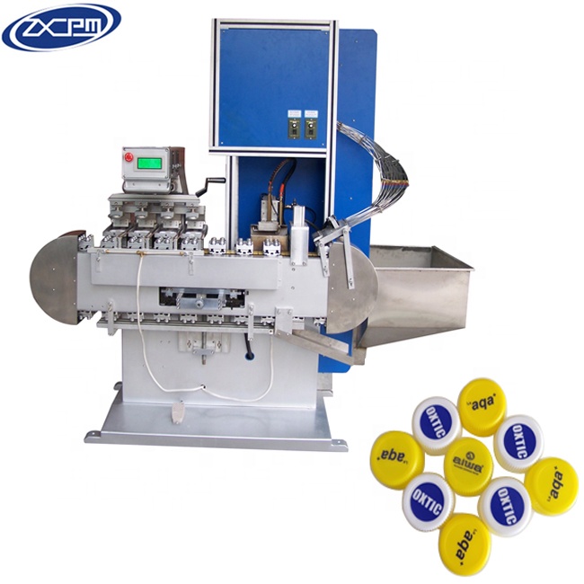Automatic PP PE Bottle Cap Pad Printing Machine