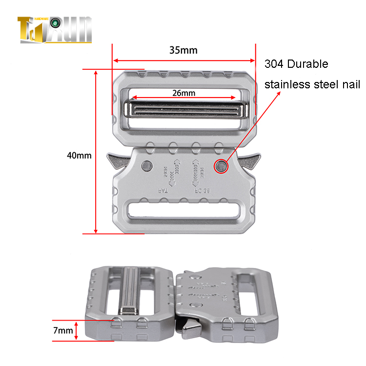 25mm buckle custom logo buckle for belts maker wholesale military buckle