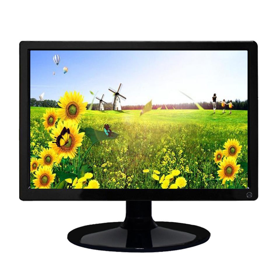 15 дюймов FHD для рабочего стола, IPS экран PC компьютер 12V TFT LCD монитор с HDMI VGA USB вход