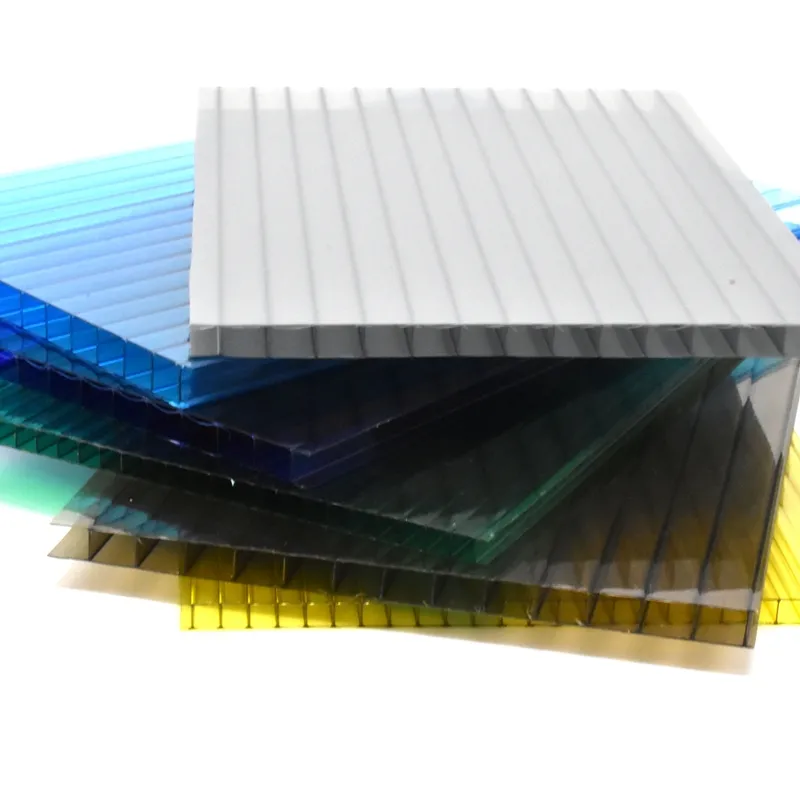 Free add double side UV resistance coated house plastic roof cover materials polycarbonate panels
