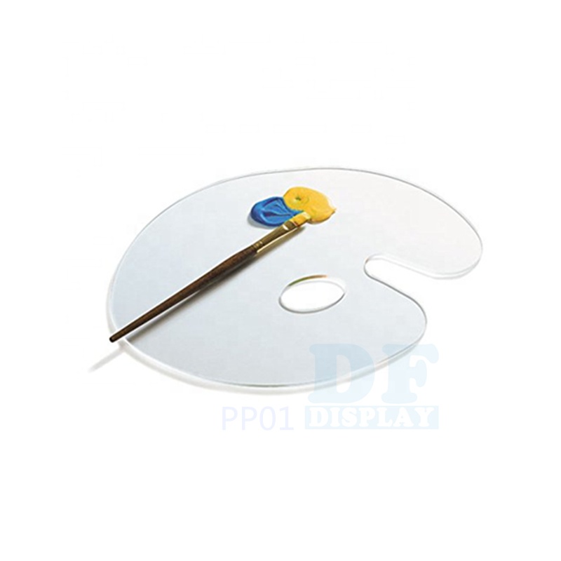 PP01 Clear Acrylic ARTIST PAINT MIXING PALETTE EASY CLEAN DFDISPLAY