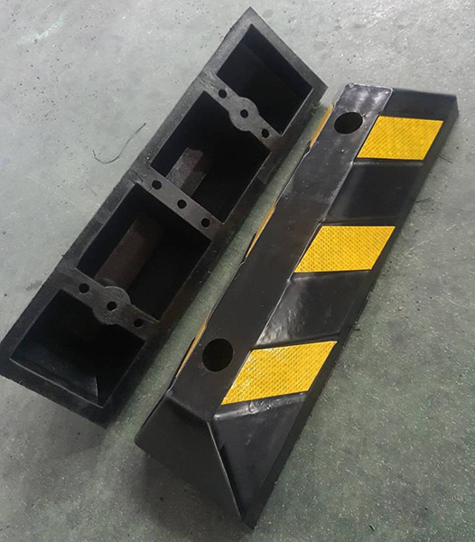 560*160*100mm Car Parking Stopper Rubber Car Wheel Stopper Wheel Localizer used in car parking lot for traffic safety