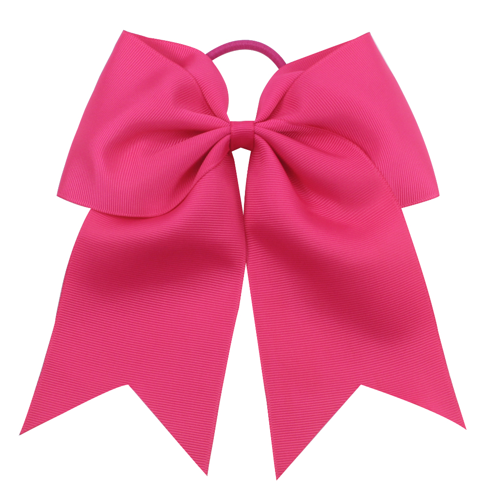 8 inch Extra large Boutique ribbon hair bows cheer bows with hairbands