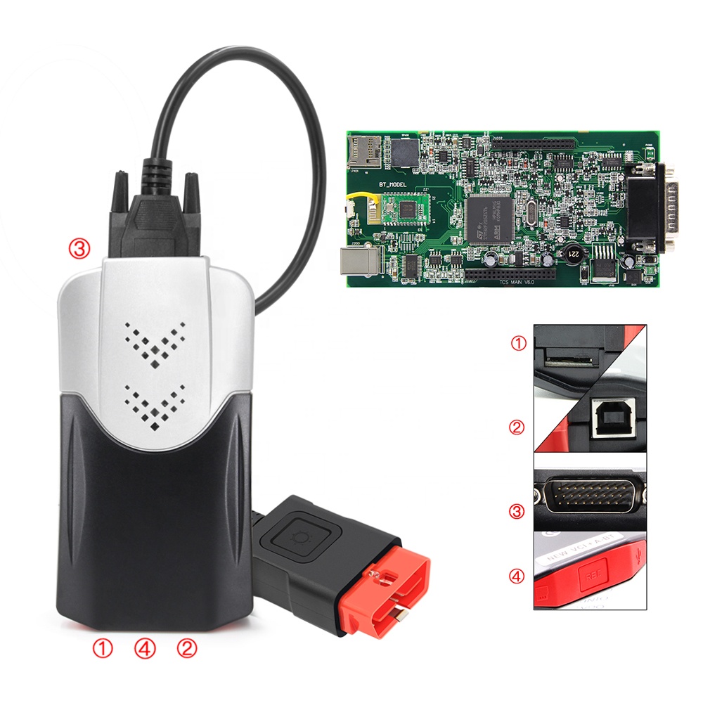 TCS Pro с Bluetooth двойной зеленый доска OBD2 сканер Авто диагностический инструмент