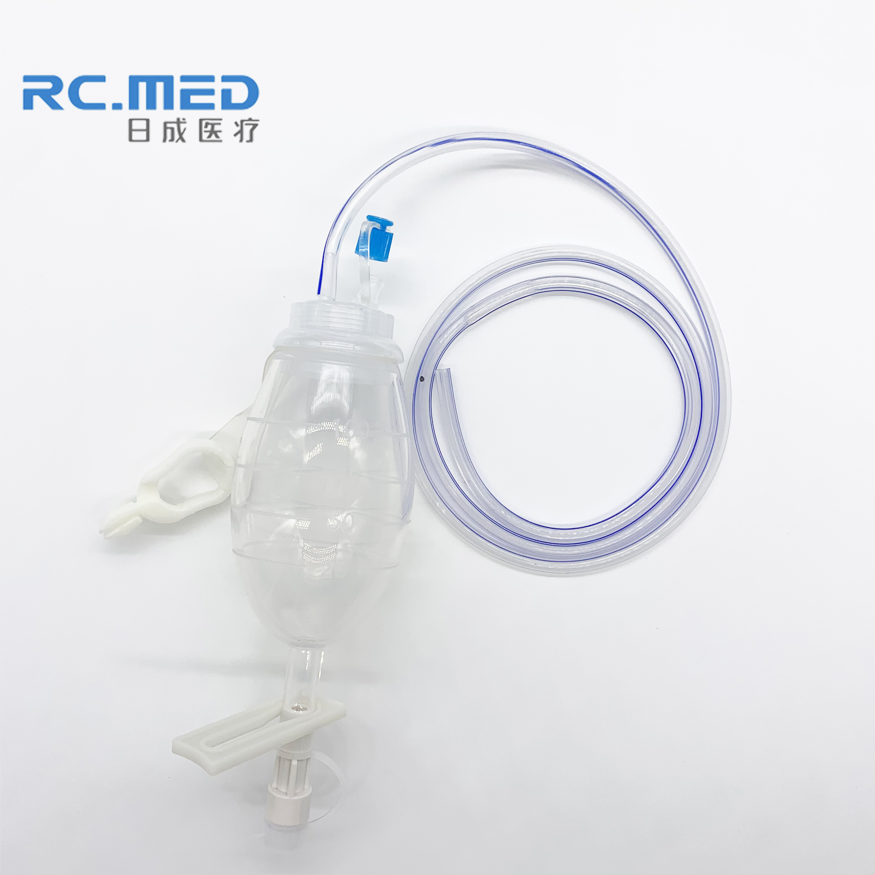 wound drainage system with silicone round tube Fr10-Fr24 silicone wound drainage system