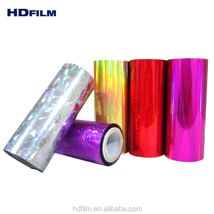 Wholesale Colored Roll Hot Stamping Cold Transfer Silver Holographic Foil