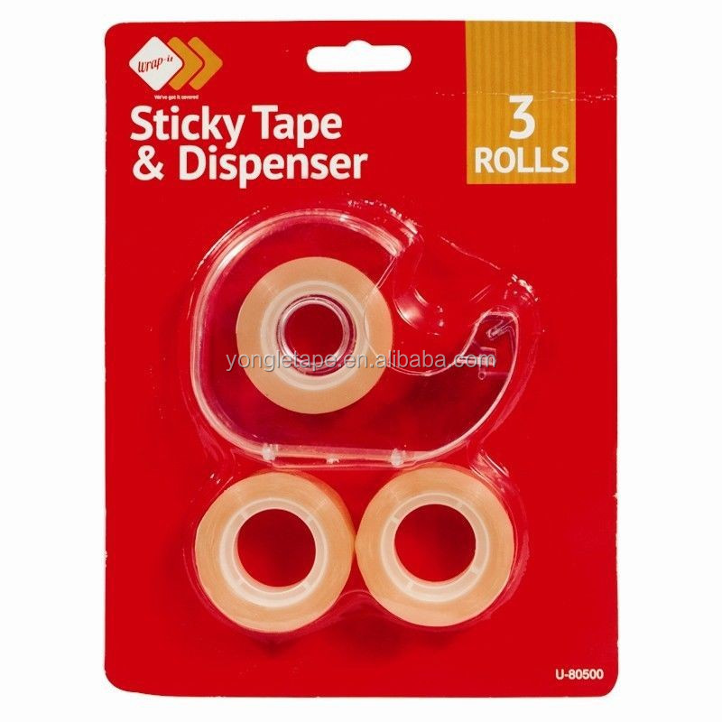 Мини-распределитель ленты офисном скотча Sticky cellotape обновления держатель