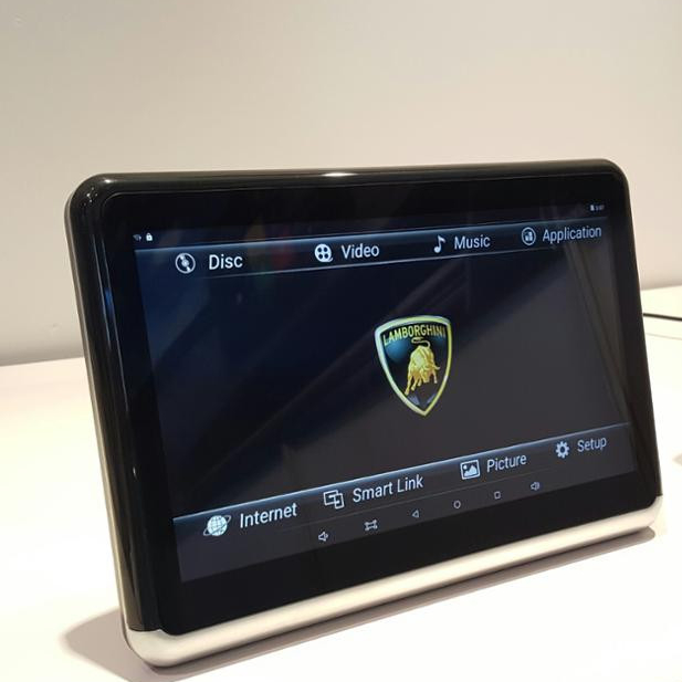 10-дюймовый сенсорный ЖК-экран с ЖК-экраном TFT LCD Android подголовник автомобиля монитор на заднем сиденье экран IPS AV вход VGA