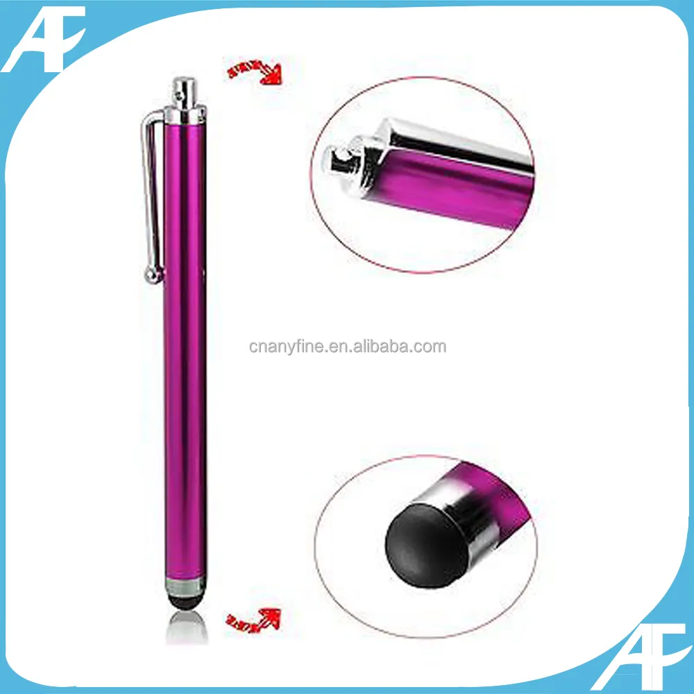 Colorful stylus touch pen, metal pen for smartphone,tablet
