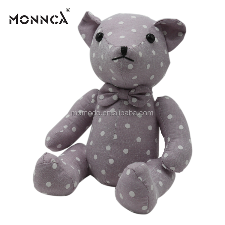 Игрушка с милым медведем, набивное животное, дверная пробка