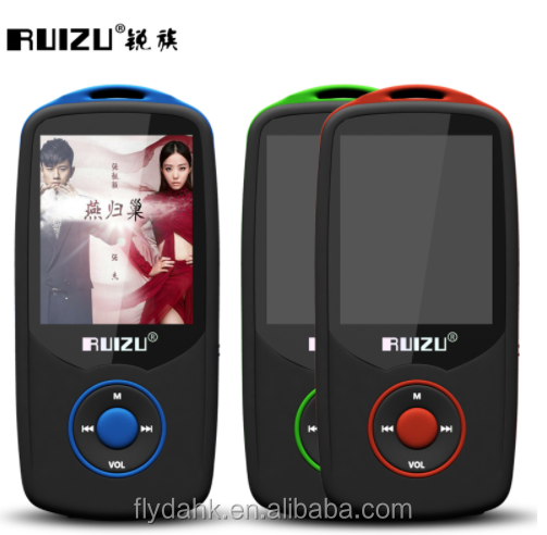 Новый оригинальный MP3-плеер RUIZU X06 BT Sport с 4 Гб экраном 1,8 дюйма, 100 часов, высококачественный рекордер без потерь, FM