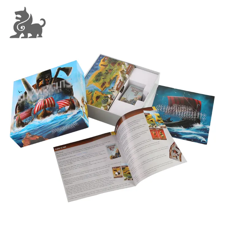 Custom printing wholesale board games pieces with box