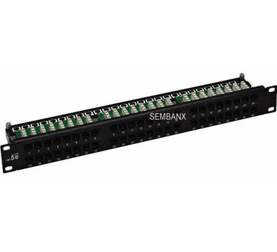 Патч-панель 1u cat5e cat6 на 48 портов