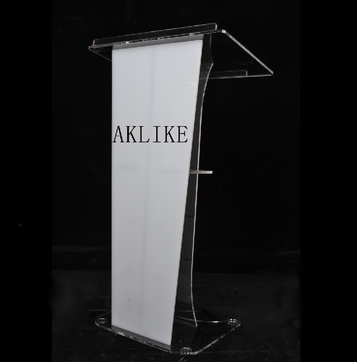 Акриловая платформа AKLIKE с высококачественным логотипом бренда на заказ, трибуна по заводской цене, лекция конференций