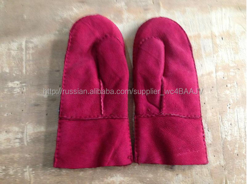 рукавицы из овчины