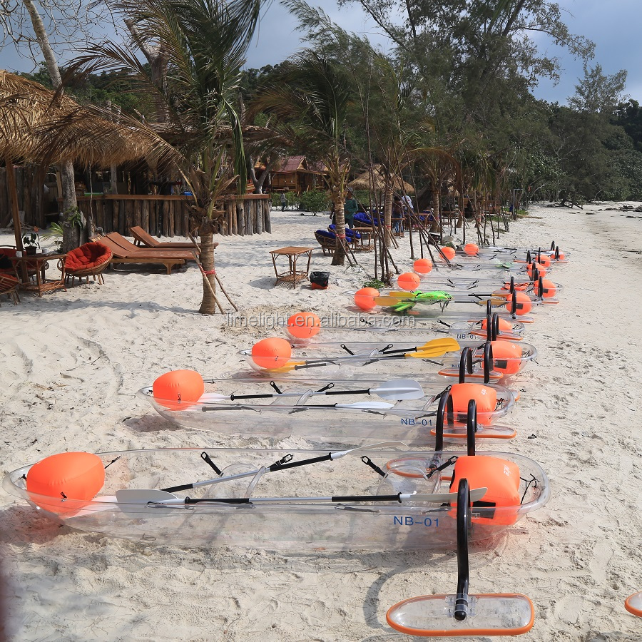 Outrigger прозрачный нижний каяк, прозрачный каяк для каноэ, прозрачный каяк, прозрачный каяк для каноэ