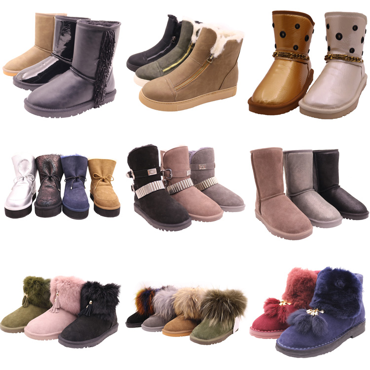 Australian sheepskin wool-one  comfortable ladies snow boots winter loafers ankle boots women shoes