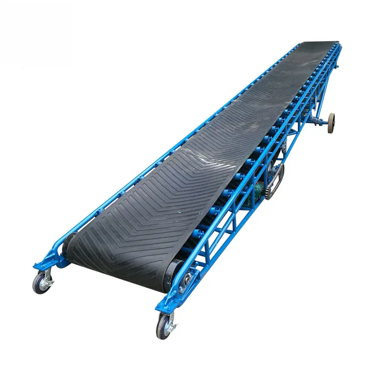 China professional manufacturer rubber belt conveyor machine price