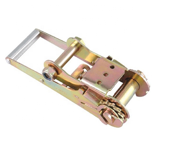 3inch 75MM 10T Zinc Plated Aluminium handle webbing ratchet Buckle