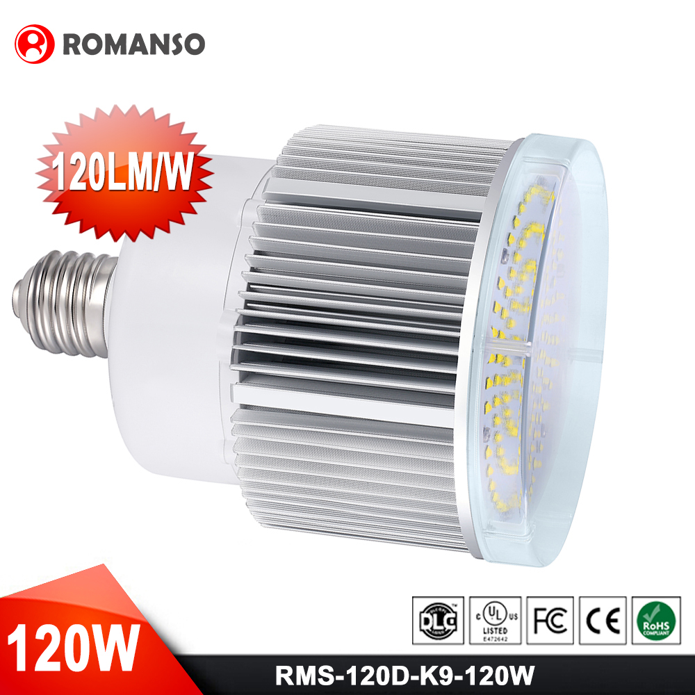 5 Года Гарантии High Lumen Ac 110 В 220 В E40 120 Вт High Bay Светодиодная Лампа Кукурузы