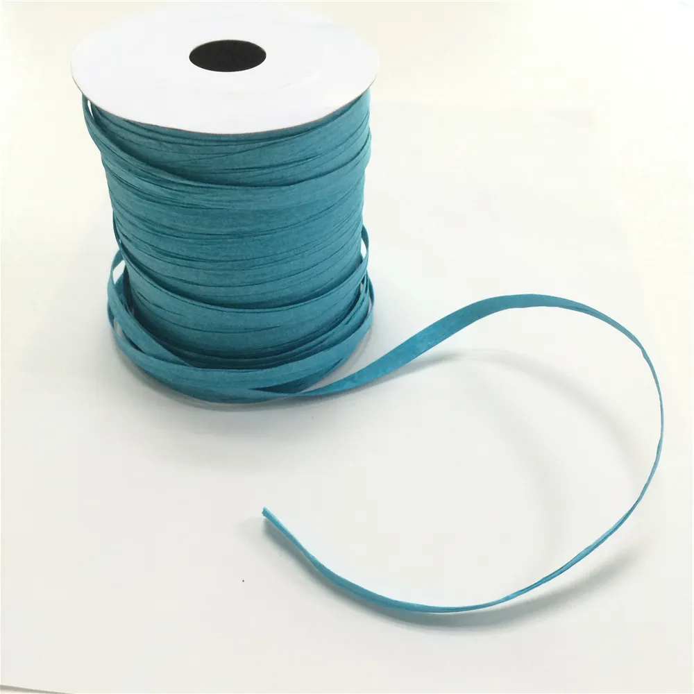 Wholesale sale high quality Rayon Raffia Material ribbon packing paper custom ribbon