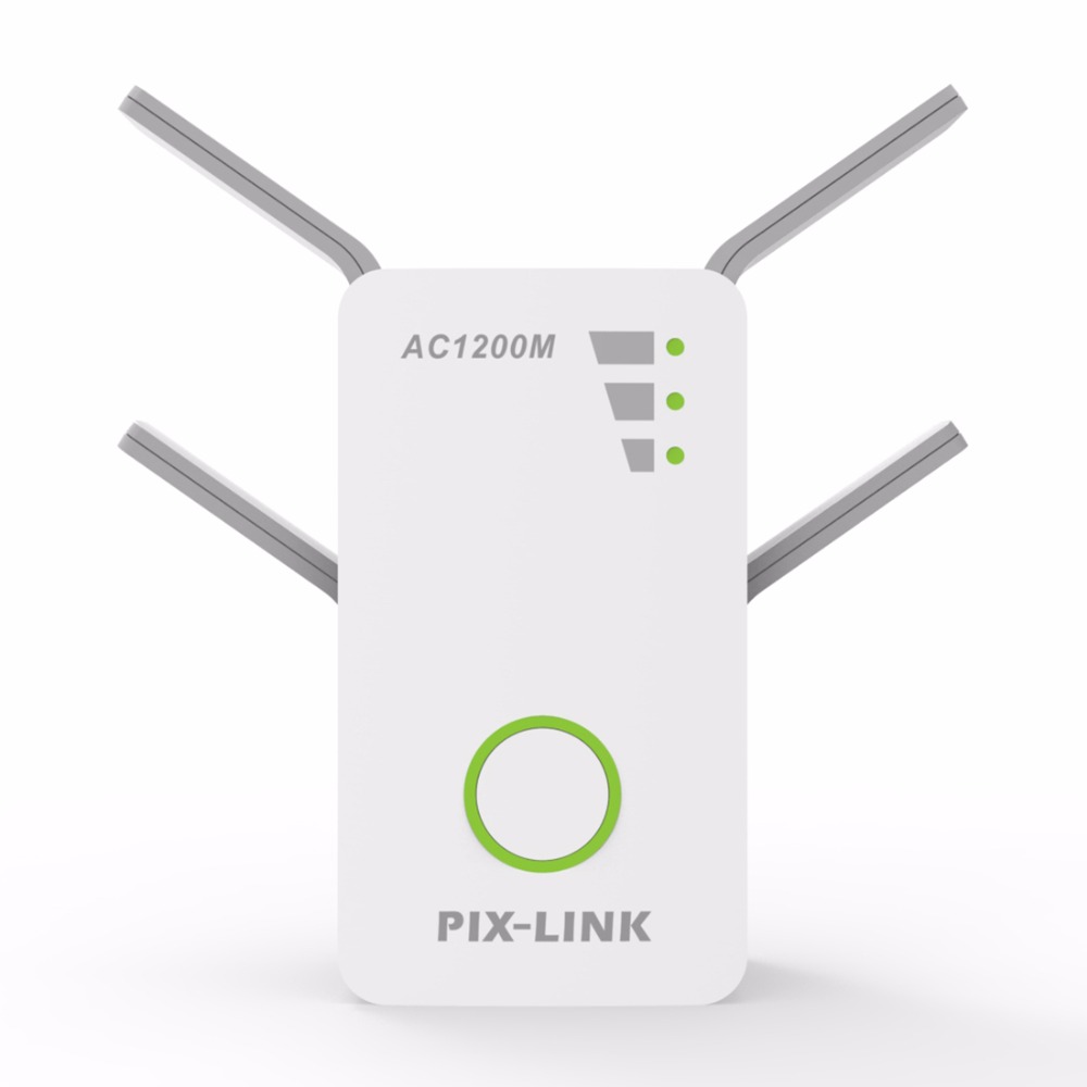 Беспроводной AC двухдиапазонный 1200M 2,4 Ghz 5GHz мини-маршрутизатор Wifi Range Repeater Extender Booster US/EU/UK/AU настенная вилка английская прошивка