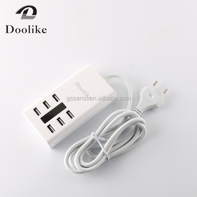 2016 Doolike портативный 6 портов USB порт для зарядки удлинитель питания