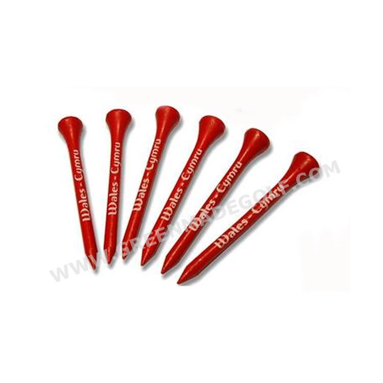 Golf Products wooden golf tees with ball marker