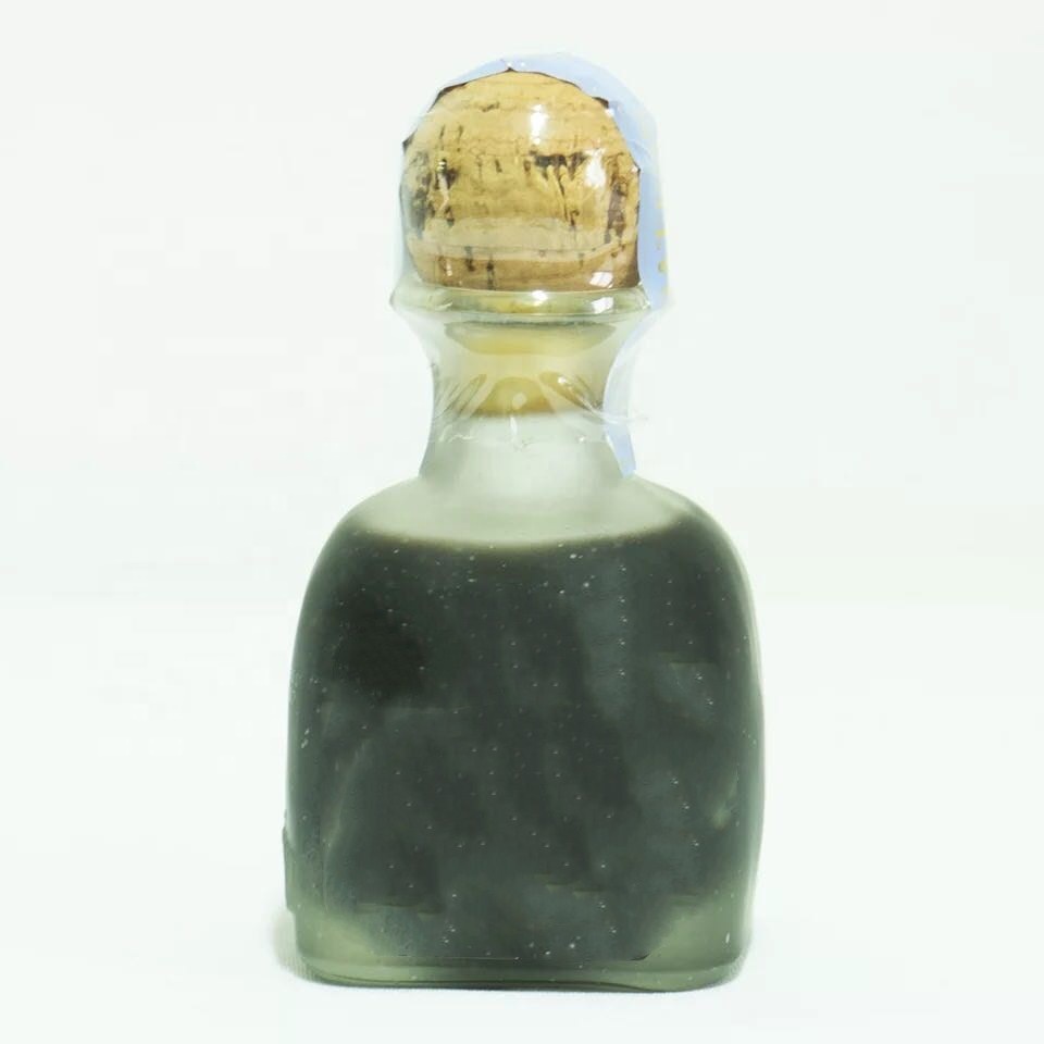 Wholesale 50ml mini glass wine bottle spirit alcoholic drinking vodka whisky bottle for Patron Tequila with wood cork top