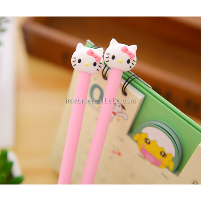 Ручка роликовая с милыми мультяшными животными Hello Kitty, оптовая продажа